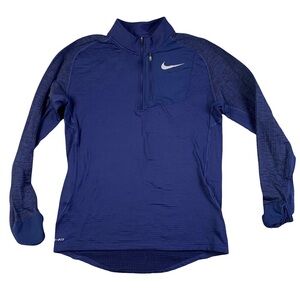 Nike Therma Sphere Element Long Sleeve Mens Navy Blue Running M